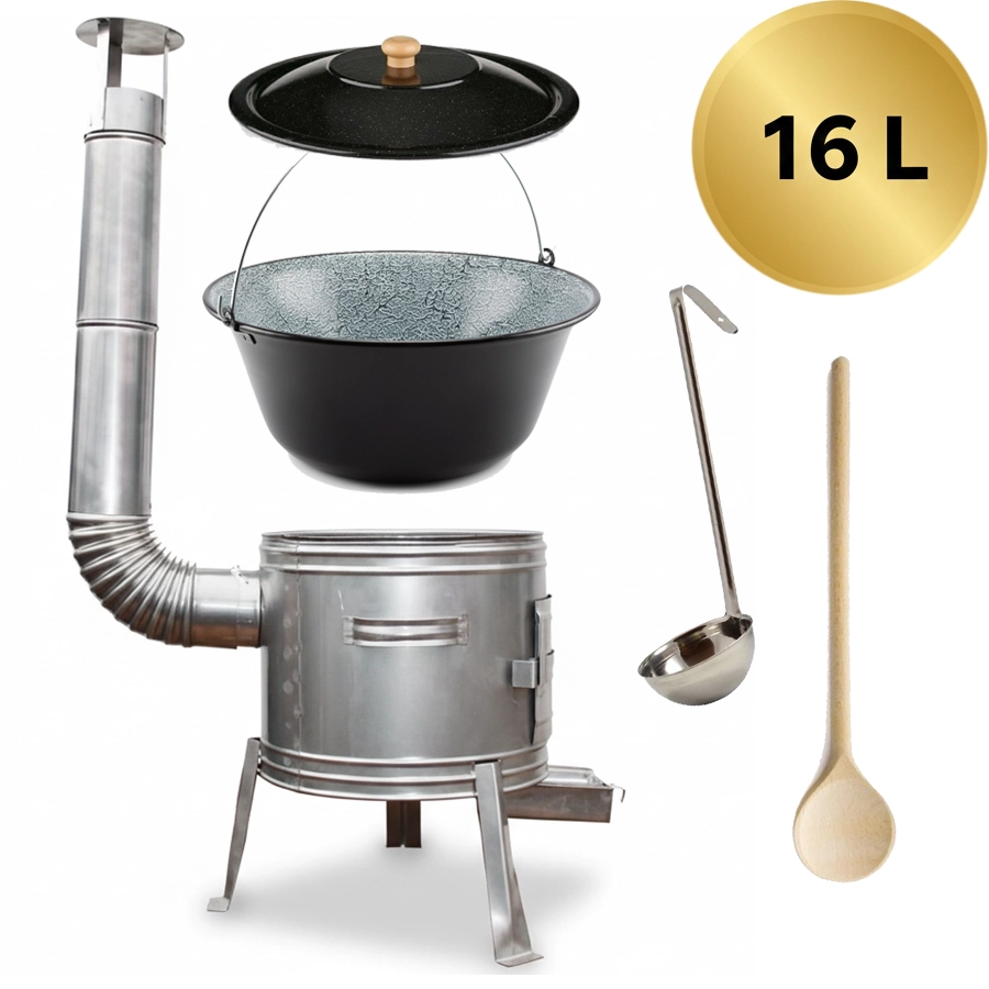 Kotlíková súprava smalt 16 l Lux